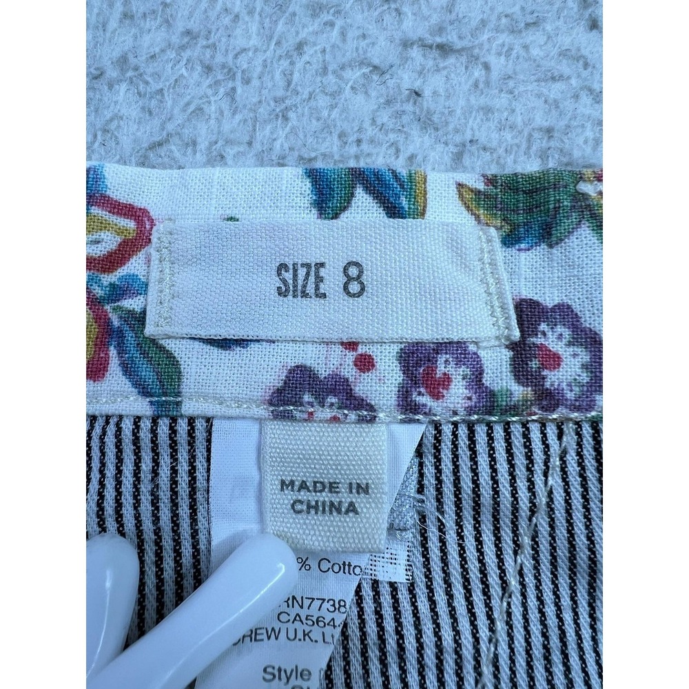 Madewell Chino Shorts Womens 8 Multicolor Floral Print Cotton 02275‎ Summer - Picture 5 of 12